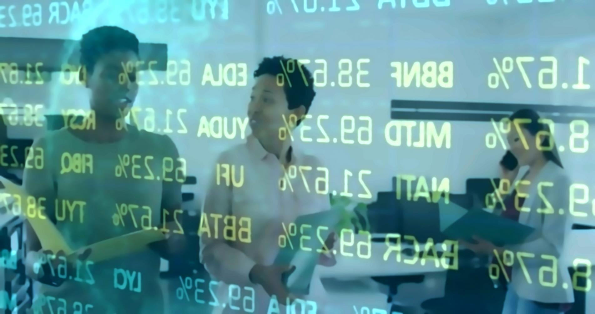 Team collaboration workspace with blockchain network diagrams and development tools